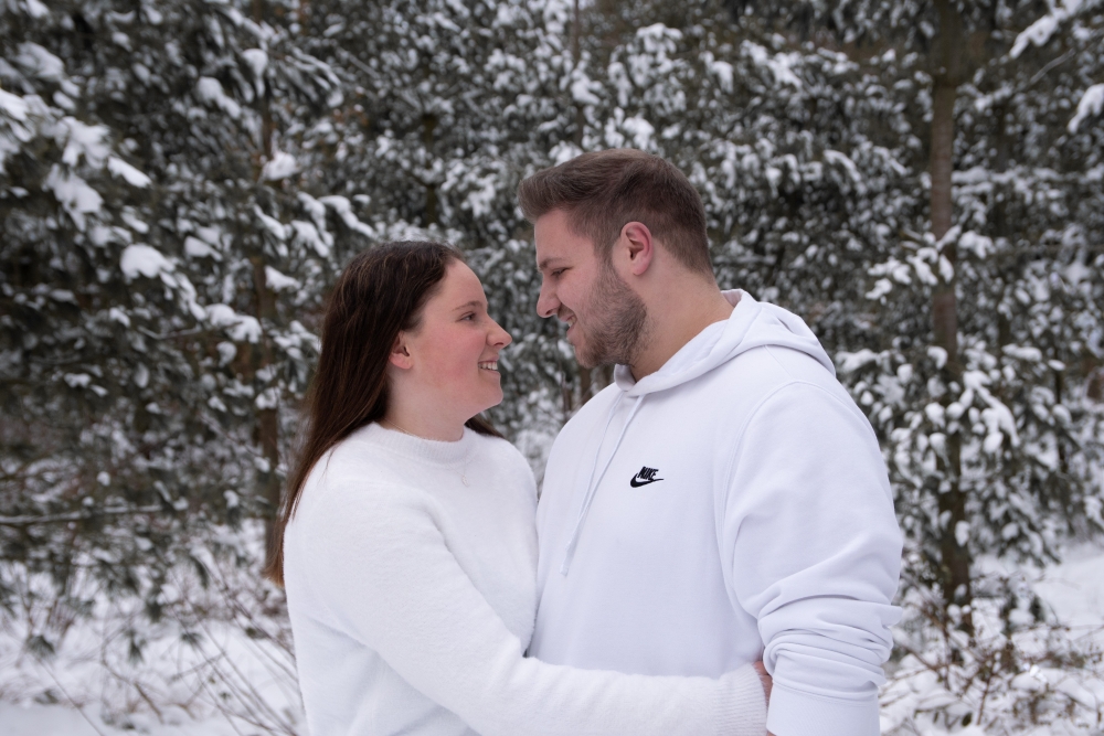 Schneeshooting mit Verena & Marc